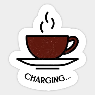 Charging... Coffee Mug Sticker